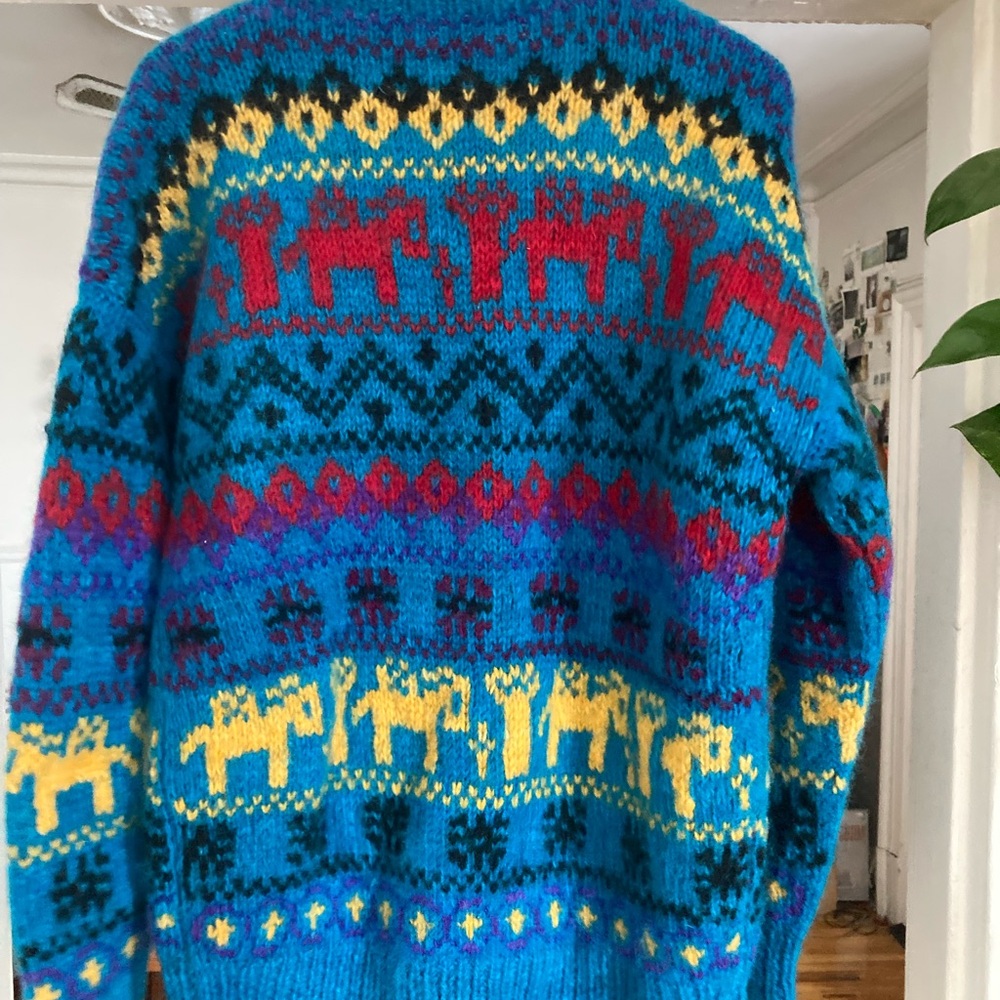 Colorful Patterned Sweater - Picture 3 of 3
